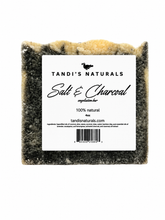 Load image into Gallery viewer, Salt & Charcoal Complexion Bar Soap
